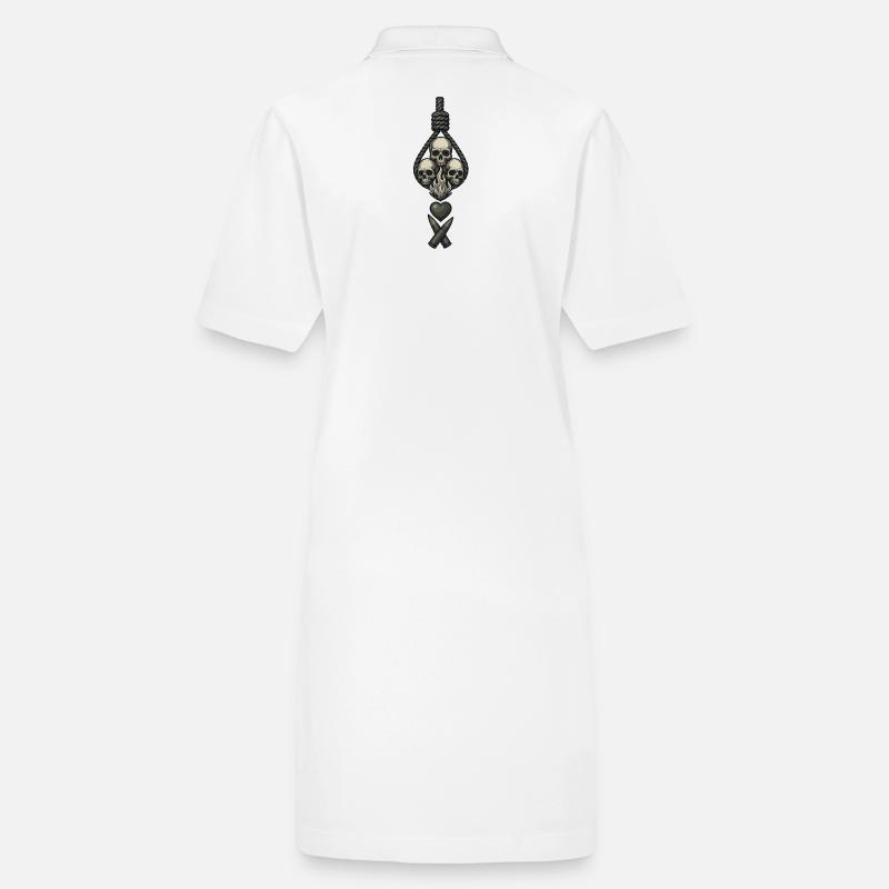 Avi Collection – Skulls & Flame Stanley/Stella PAIGER Organic Women’s Polo Dress