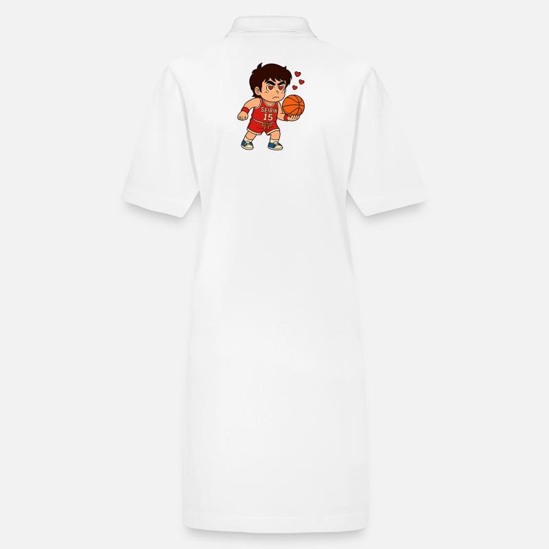 Giocatore_di_basket_con_cuore Stanley/Stella PAIGER Organic Women’s Polo Dress