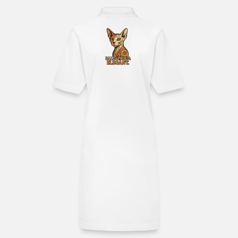 Sphynx Cat Stanley/Stella Frauen Bio-Polokleid PAIGER
