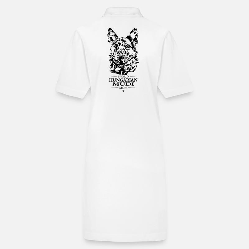 Hungarian Mudi Mom Hunde Hund Wilsigns Stanley/Stella Frauen Bio-Polokleid PAIGER