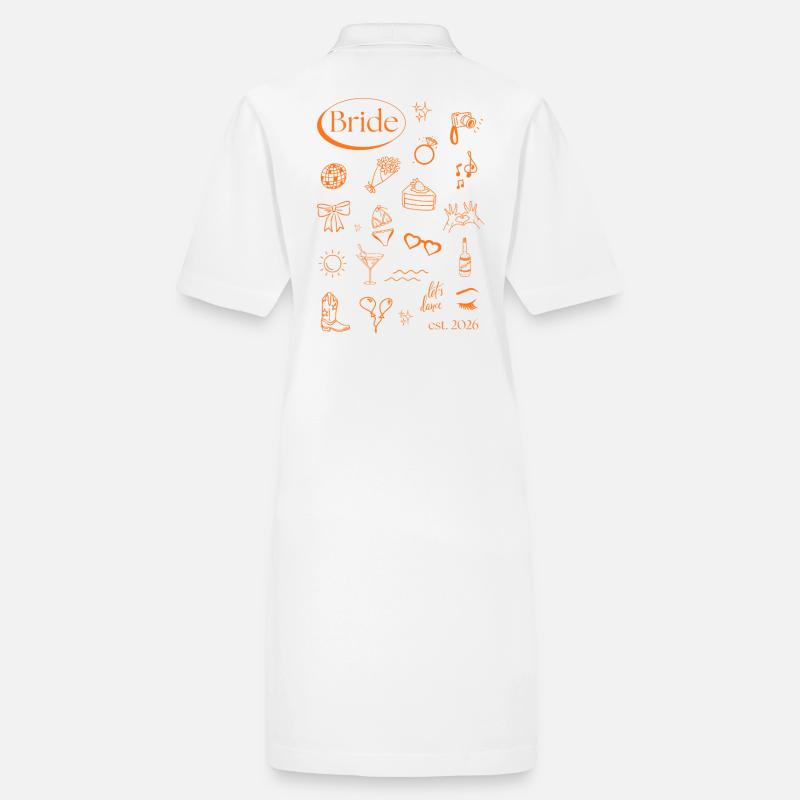Icônes de la mariée 2026 Robe polo bio PAIGER Stanley/Stella Femme