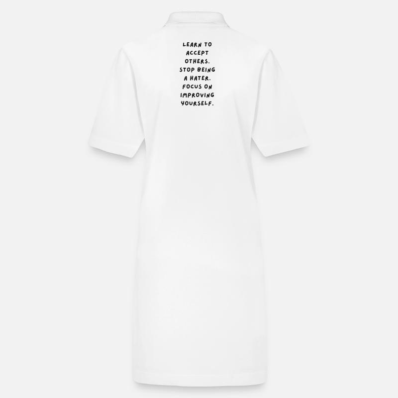 Selbstwachstum statt Hass Stanley/Stella Frauen Bio-Polokleid PAIGER