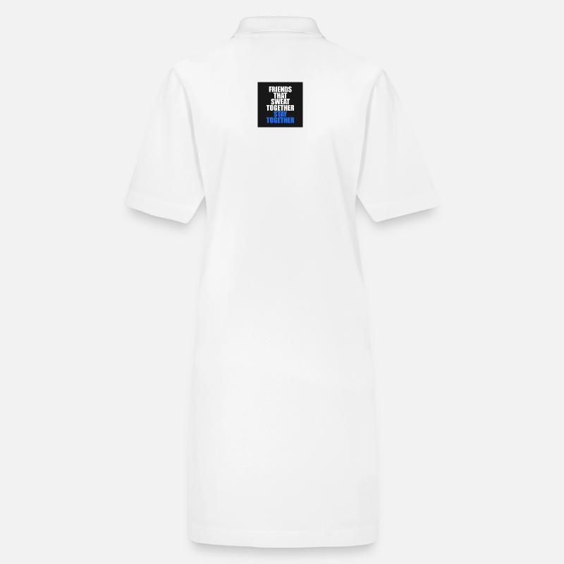 Des amis font de l'exercice ensemble Robe polo bio PAIGER Stanley/Stella Femme