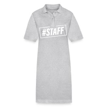 Staff Mitglied - Stanley/Stella Frauen Bio-Polokleid PAIGER - Grau meliert - Vorne