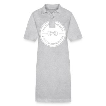 Polterabend 2024 - Stanley/Stella Frauen Bio-Polokleid PAIGER - Grau meliert - Vorne