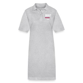 Braut loading - Stanley/Stella Frauen Bio-Polokleid PAIGER - Grau meliert - Vorne