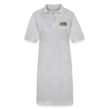 azubi des Jahres - Stanley/Stella Frauen Bio-Polokleid PAIGER - Grau meliert - Vorne