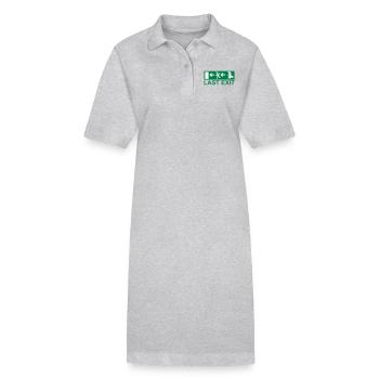 Junggesellenabschied - Stanley/Stella Frauen Bio-Polokleid PAIGER - Grau meliert - Vorne