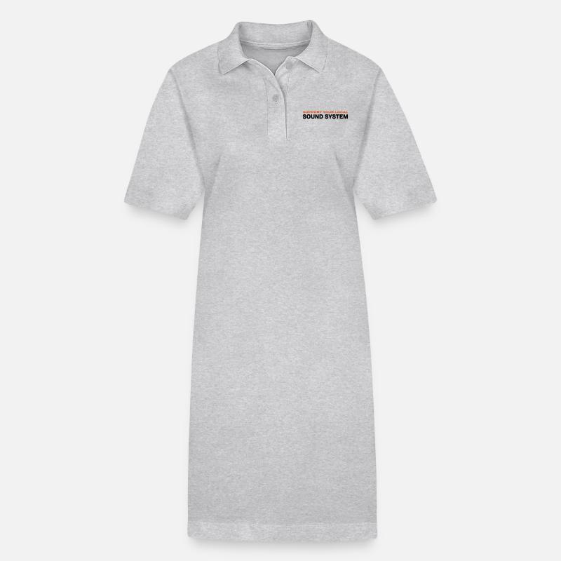 sylssl.ai - Robe polo bio PAIGER Stanley/Stella Femme - gris chiné