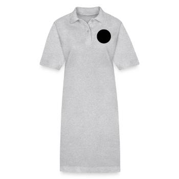 Extra Dot - Stanley/Stella Frauen Bio-Polokleid PAIGER - Grau meliert - Vorne
