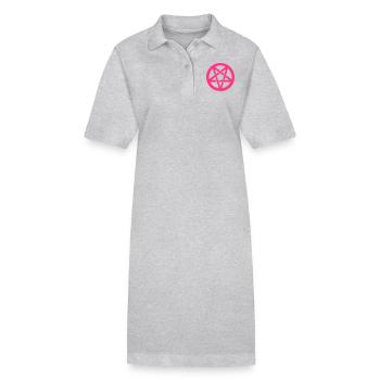 Pentagramm - Stanley/Stella Frauen Bio-Polokleid PAIGER - Grau meliert - Vorne