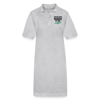 keine_macken_02 - Stanley/Stella Frauen Bio-Polokleid PAIGER - Grau meliert - Vorne