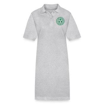Fußball Soccer - Stanley/Stella Frauen Bio-Polokleid PAIGER - Grau meliert - Vorne