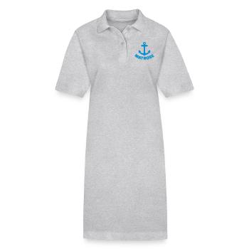 Matrose - Stanley/Stella Frauen Bio-Polokleid PAIGER - Grau meliert - Vorne