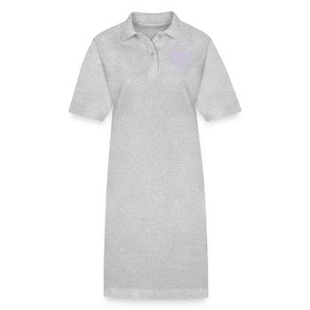 Sister 2025 Chargement - Robe polo bio PAIGER Stanley/Stella Femme - gris chiné - Devant