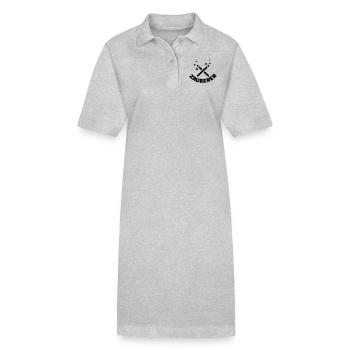 Zauberer - Stanley/Stella Frauen Bio-Polokleid PAIGER - Grau meliert - Vorne