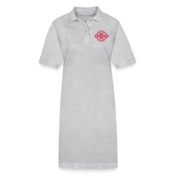Hotel tester - Robe polo bio PAIGER Stanley/Stella Femme - gris chiné - Devant