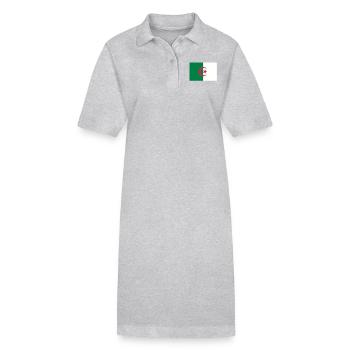 Algerien - Stanley/Stella Frauen Bio-Polokleid PAIGER - Grau meliert - Vorne