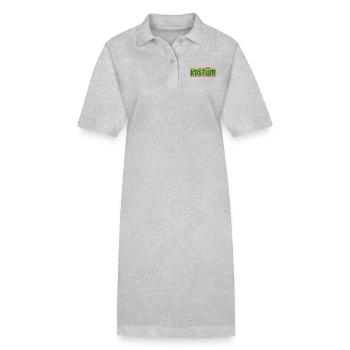 Das perfekte Kostüm - Stanley/Stella Frauen Bio-Polokleid PAIGER - Grau meliert - Vorne