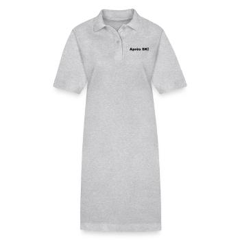 Après Ski - Stanley/Stella Frauen Bio-Polokleid PAIGER - Grau meliert - Vorne