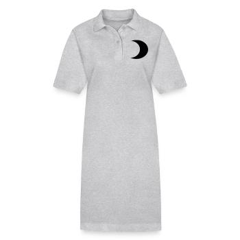 halbmond - Stanley/Stella Frauen Bio-Polokleid PAIGER - Grau meliert - Vorne