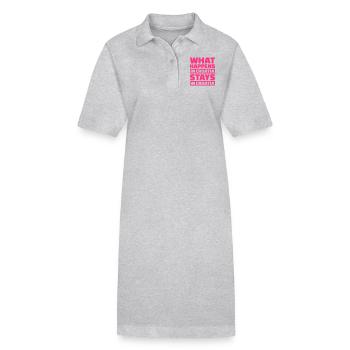 Kroatien - Stanley/Stella Frauen Bio-Polokleid PAIGER - Grau meliert - Vorne
