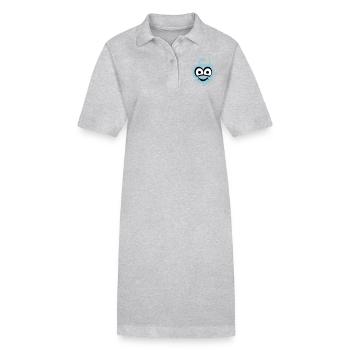 monster cute - Stanley/Stella Frauen Bio-Polokleid PAIGER - Grau meliert - Vorne