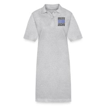 Woche - Woche - Scheiße Day (2c) - Stanley/Stella Frauen Bio-Polokleid PAIGER - Grau meliert - Vorne