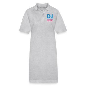 dj official - Stanley/Stella Frauen Bio-Polokleid PAIGER - Grau meliert - Vorne