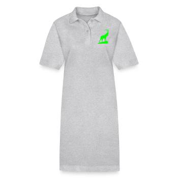 Capricorn - Stanley/Stella PAIGER Organic Women’s Polo Dress - heather grey - Front