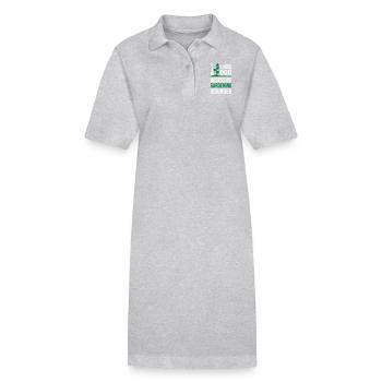 Trouble obsessionnel du jardinage - Robe polo bio PAIGER Stanley/Stella Femme - gris chiné - Devant