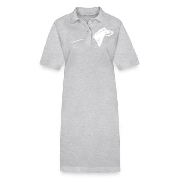 Adlerrochen Vector Vol - Robe polo bio PAIGER Stanley/Stella Femme - gris chiné - Devant