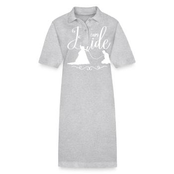 Équipe Couple de mariée Lustig - Robe polo bio PAIGER Stanley/Stella Femme - gris chiné - Devant