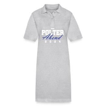Polterabend 2024 - Stanley/Stella Frauen Bio-Polokleid PAIGER - Grau meliert - Vorne