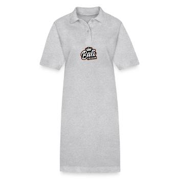 Bali Team - Stanley/Stella Frauen Bio-Polokleid PAIGER - Grau meliert - Vorne
