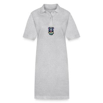 Schweiz 2025 Affe Swiss - Stanley/Stella Frauen Bio-Polokleid PAIGER - Grau meliert - Vorne