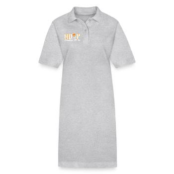 Basketball Hoop There It Is - Stanley/Stella PAIGER Organic Women’s Polo Dress - heather grey - Front