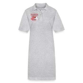 Physical Therapist Move It - Stanley/Stella PAIGER Organic Women’s Polo Dress - heather grey - Front