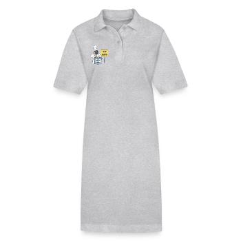 Taste the Future ! - Stanley/Stella Frauen Bio-Polokleid PAIGER - Grau meliert - Vorne