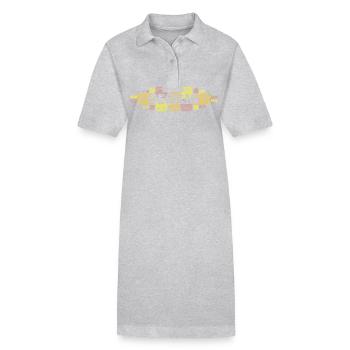 Mutti Cecilia - Stanley/Stella Frauen Bio-Polokleid PAIGER - Grau meliert - Vorne