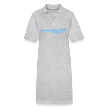 Cadeau pour les animateurs de jeunesse - Robe polo bio PAIGER Stanley/Stella Femme - gris chiné - Devant