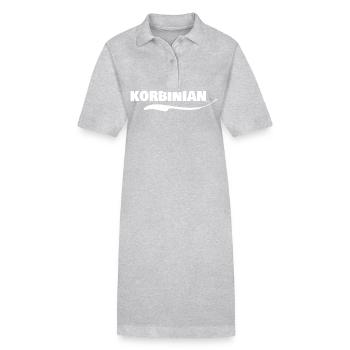 Vorname korbinian - Stanley/Stella Frauen Bio-Polokleid PAIGER - Grau meliert - Vorne