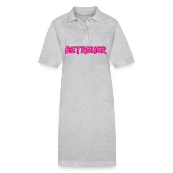 Betreuer als Job - Stanley/Stella Frauen Bio-Polokleid PAIGER - Grau meliert - Vorne