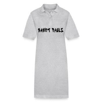 SANKT PAULI - Stanley/Stella Frauen Bio-Polokleid PAIGER - Grau meliert - Vorne