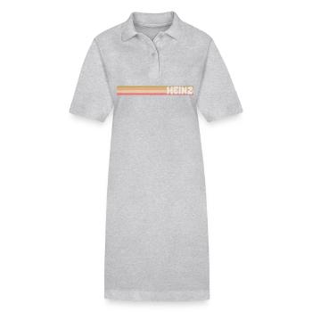 Style Heinz - Stanley/Stella Frauen Bio-Polokleid PAIGER - Grau meliert - Vorne
