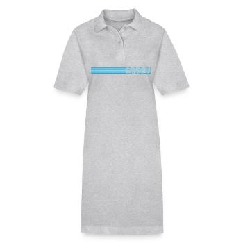Cayden als Style - Stanley/Stella Frauen Bio-Polokleid PAIGER - Grau meliert - Vorne