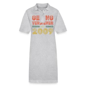 2009 - Stanley/Stella PAIGER Organic Women’s Polo Dress - heather grey - Front