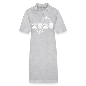 Geschenkidee 2028 - Stanley/Stella Frauen Bio-Polokleid PAIGER - Grau meliert - Vorne