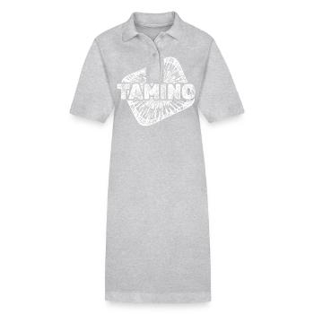 Tamino als Geburt - Stanley/Stella Frauen Bio-Polokleid PAIGER - Grau meliert - Vorne