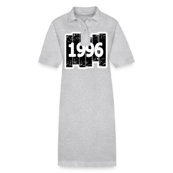 Jahr 1996 - Stanley/Stella Frauen Bio-Polokleid PAIGER - Grau meliert - Vorne